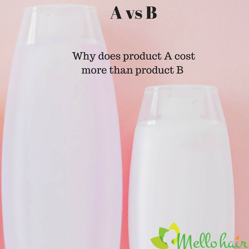 #1 Reason why product A cost more than product B: Natural Hair Product Insider
