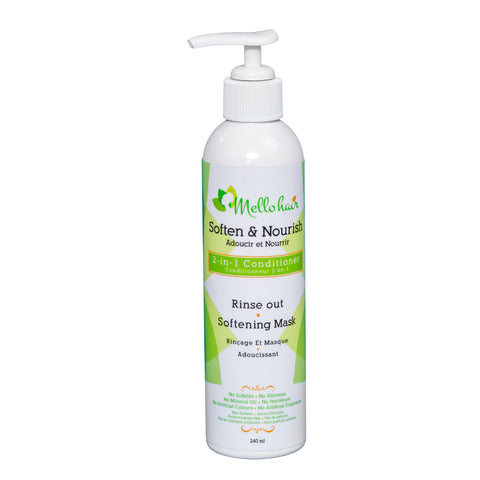 Soften & Nourish: 2 -in-1  Conditioner  - Rinse out & Softening Mask